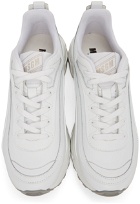 MSGM White Minimal Chunky Sole Sneakers