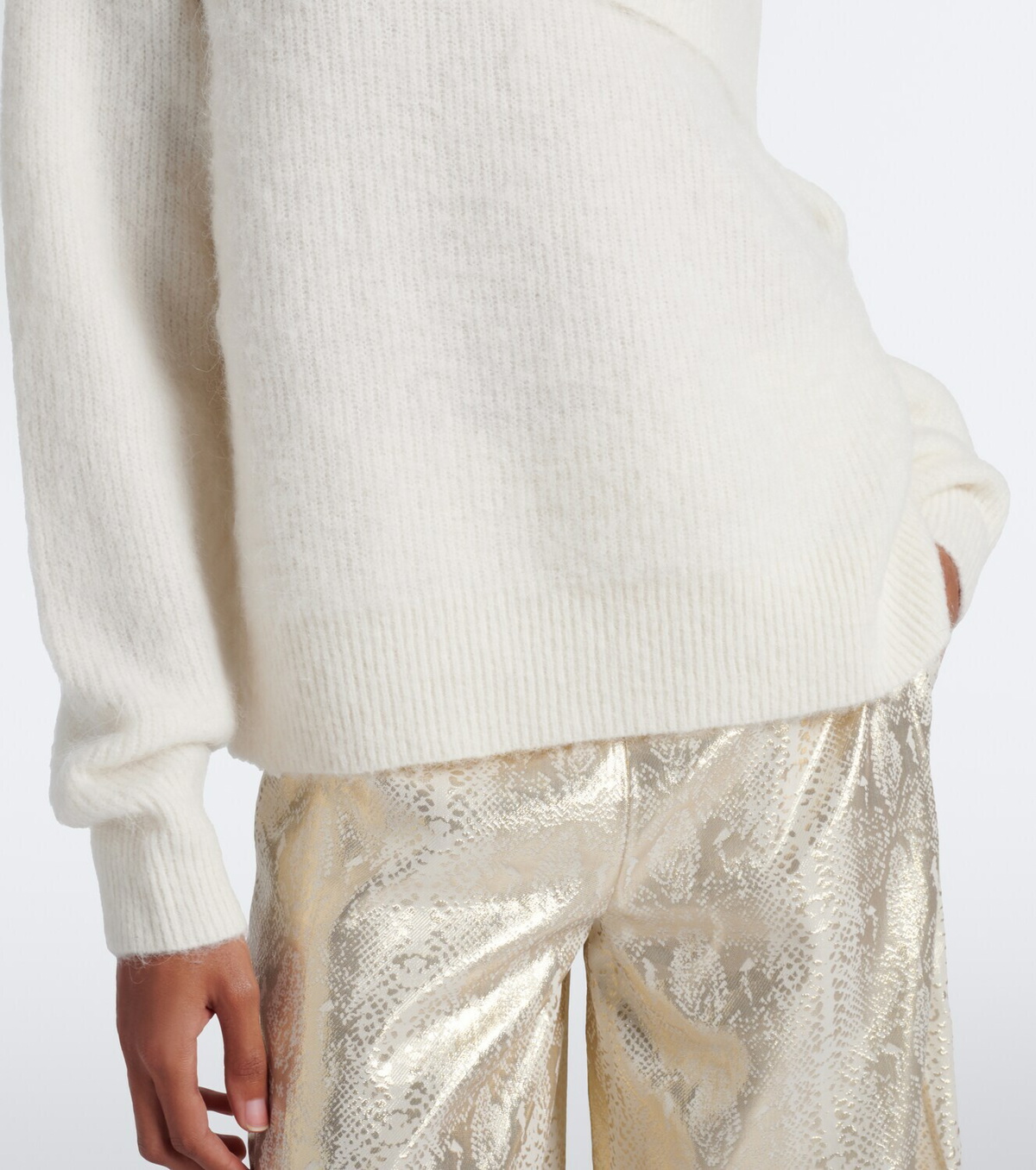 Joseph Bee alpaca and wool-blend sweater