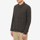 Corridor Men's Rainbow Weave Overshirt in Forest