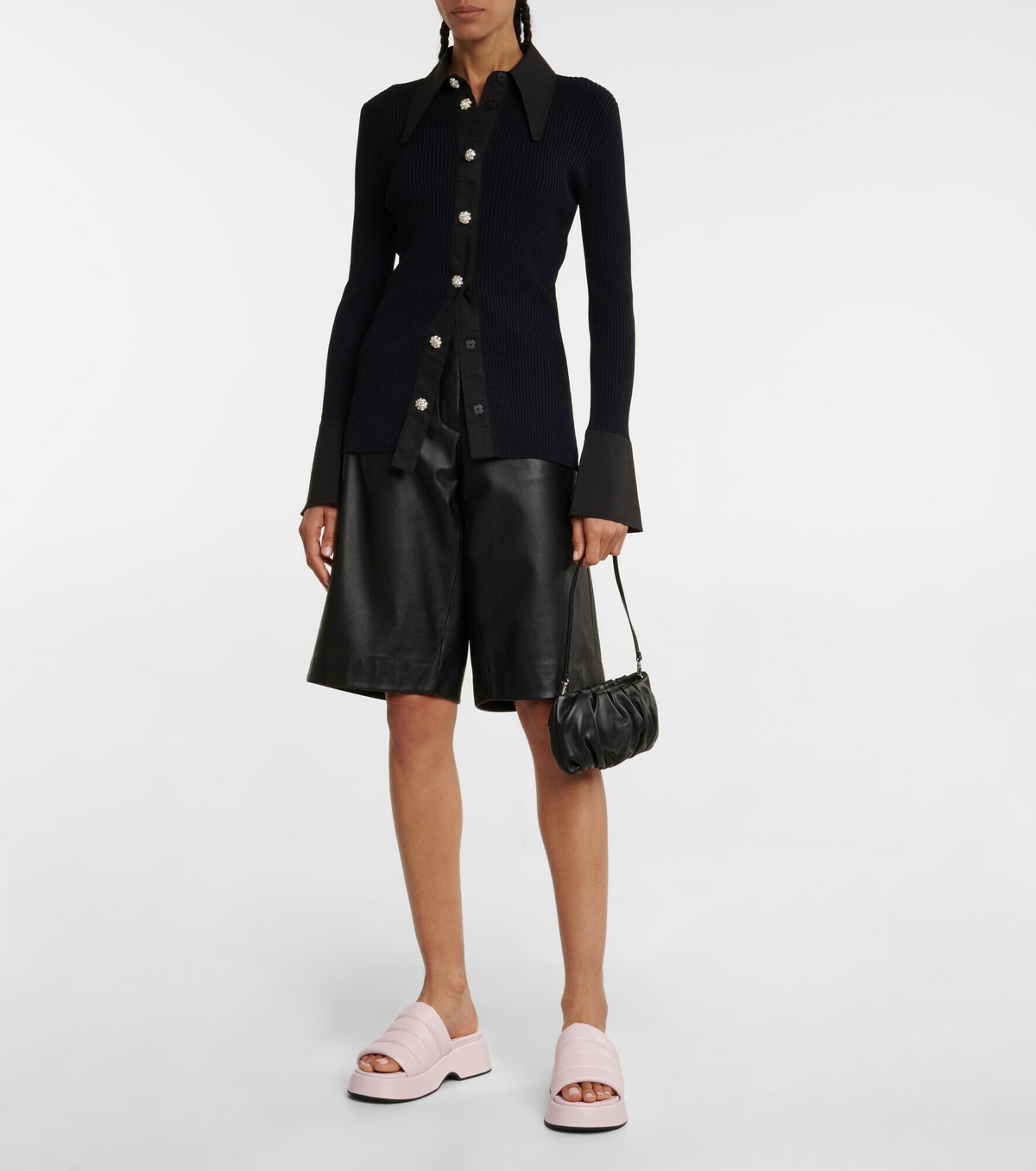 ganni knotted sandals