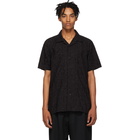 Issey Miyake Men Black Shrink Shirt