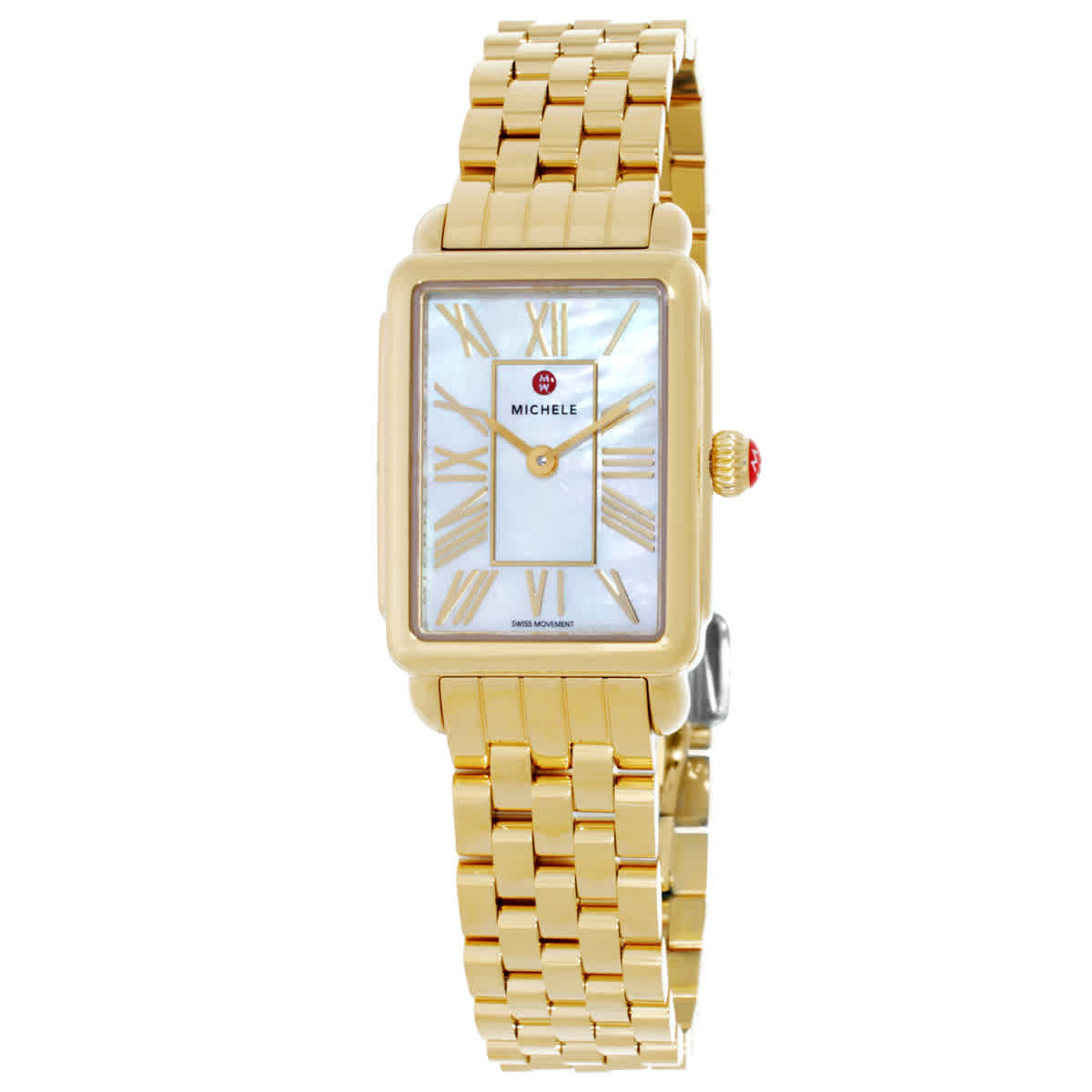 Michele Deco Park Quartz White Dial Ladies Watch MWW06E000146