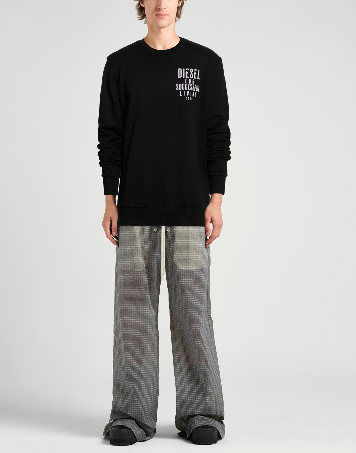 Diesel Mens Sweatshirt in Black