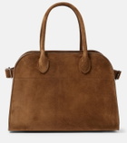 The Row Soft Margaux 10 suede tote bag