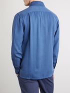 J. Mueser - TENCEL™ Lyocell-Twill Shirt - Blue