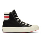 Converse Black Wool Knit Back Chuck 70 High Sneakers