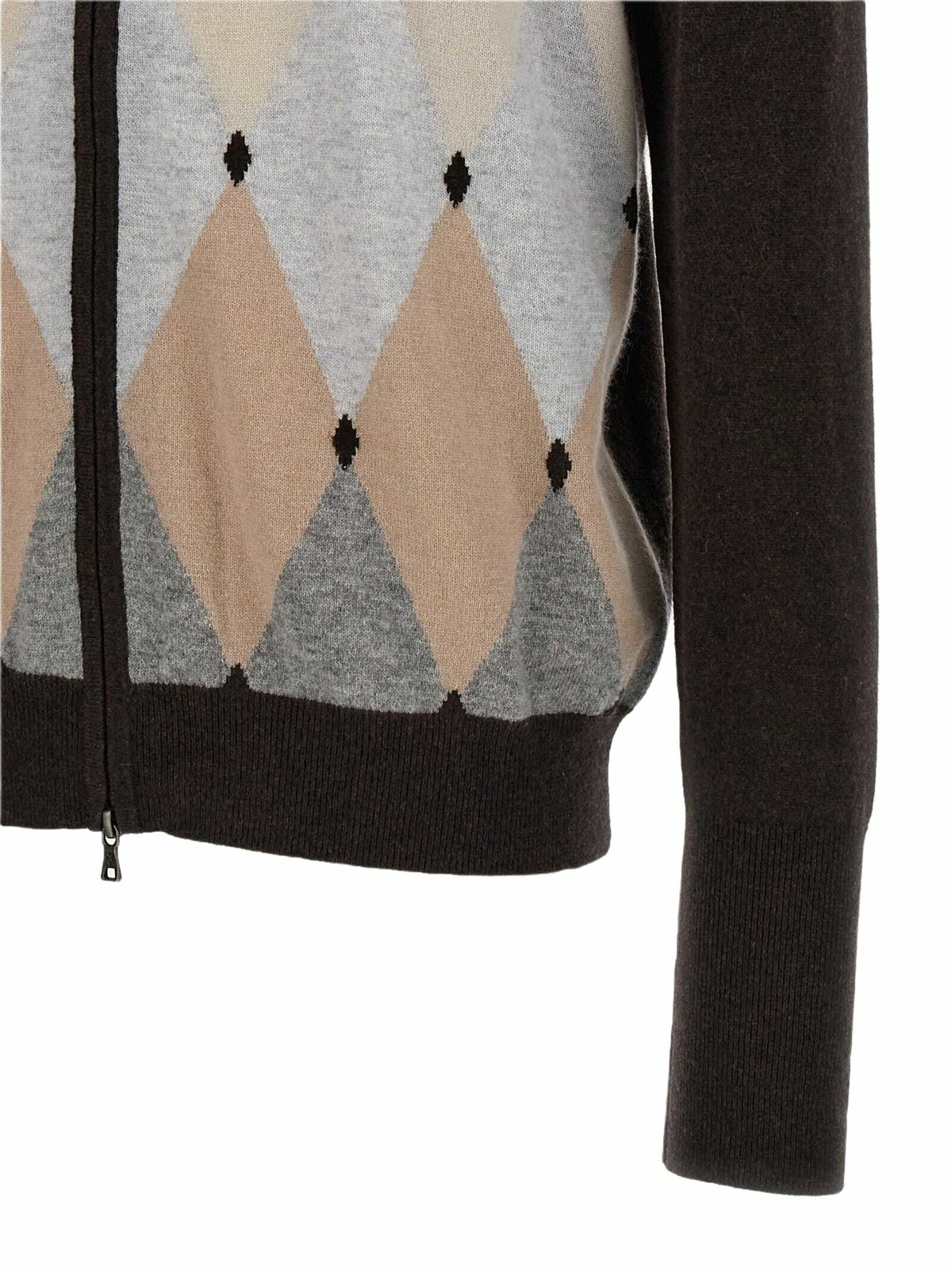 Ballantyne argyle Cardigan