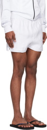 Dsquared2 White Summer Lovers Linen Shorts