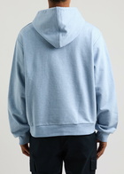 Marni Logo Hooded Cotton Sweatshirt Light Blue