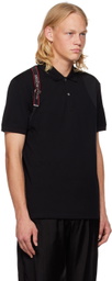 Alexander McQueen Black Harness Polo