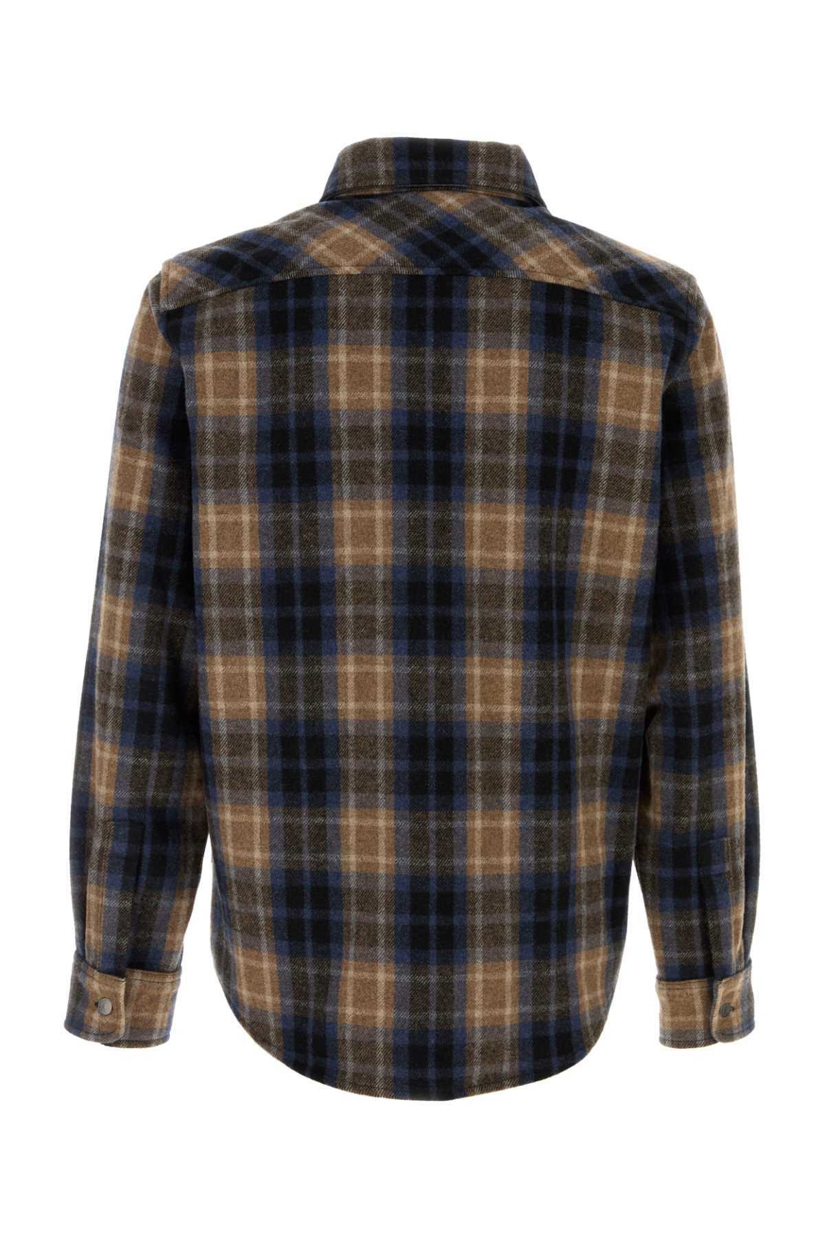 Tシャツ・カットソー WOOLRICH Embroidered flannel Alaskan Melton shirt Woolrich Embroidered flannel alaskan melton shirt | The