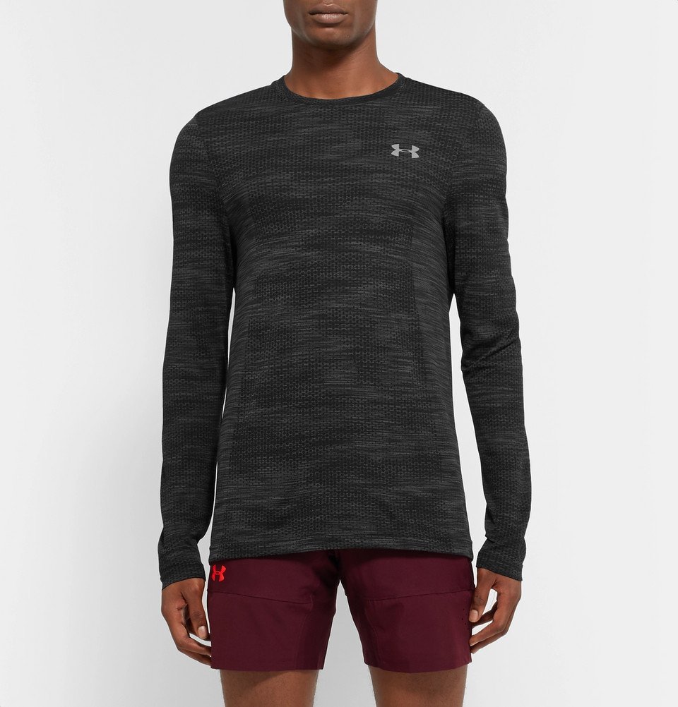 under armour vanish seamless long sleeve t shirt mens