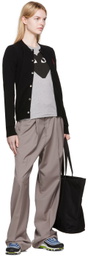Comme des Garçons Play Black Heart Patch Cardigan