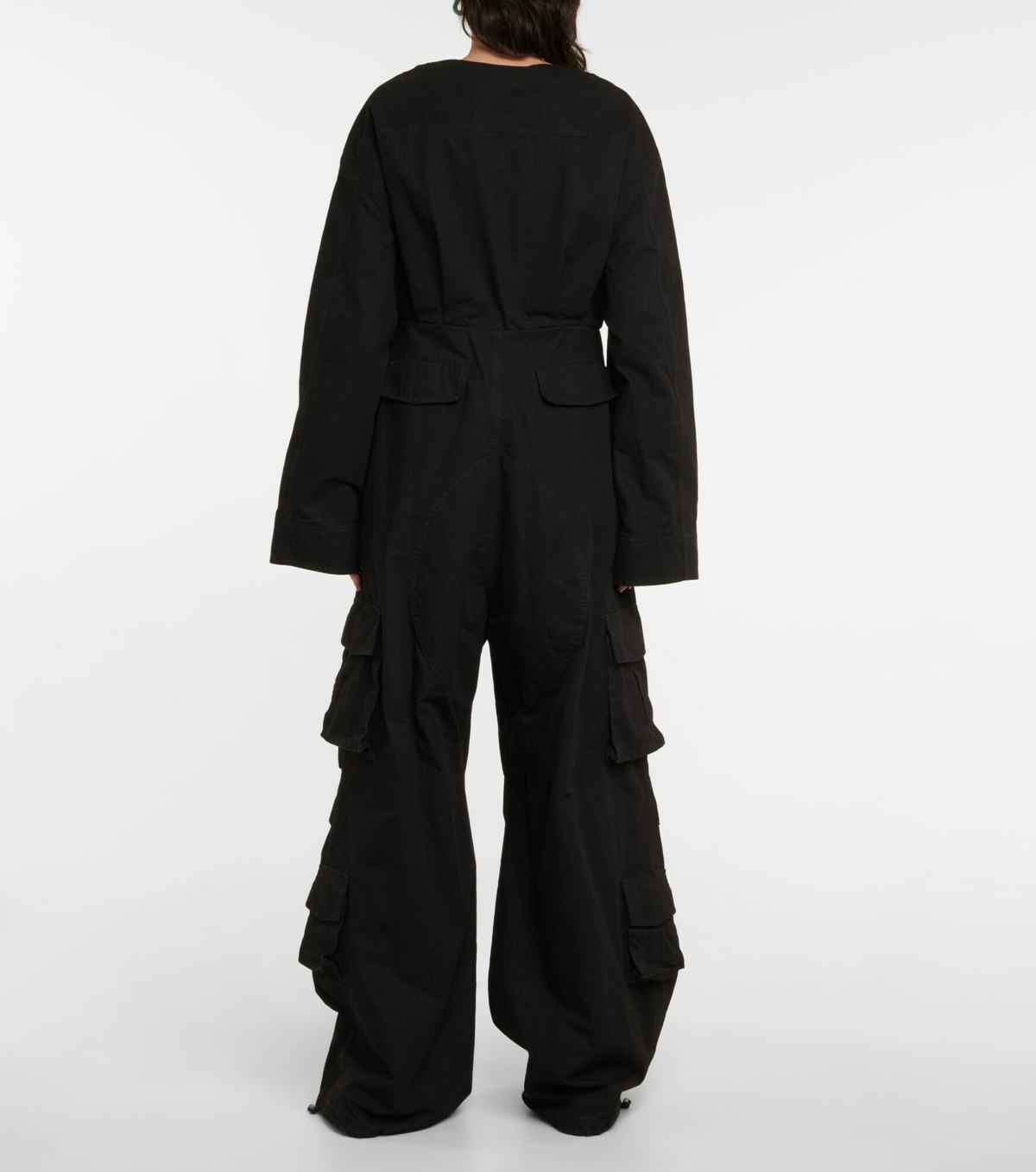 Balenciaga - Wide-leg cotton jumpsuit Balenciaga