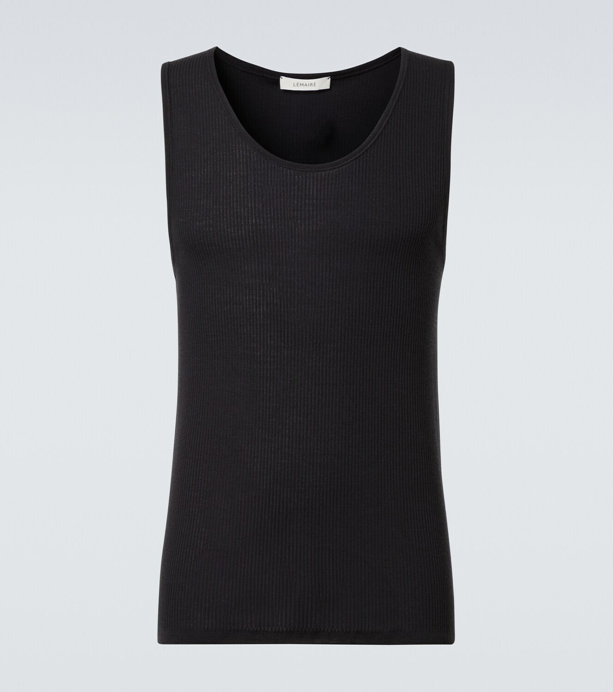 Lemaire Ribbed-knit wool tank top