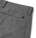 NN07 - Grey Karl Tapered Mélange Cotton-Blend Trousers - Gray