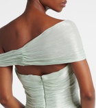 Marmar Halim Draped off-shoulder corset gown