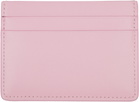 Jil Sander Pink Leather Card Holder