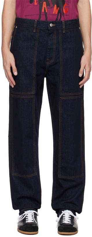 Photo: Helmut Lang Indigo Relaxed-Fit Jeans