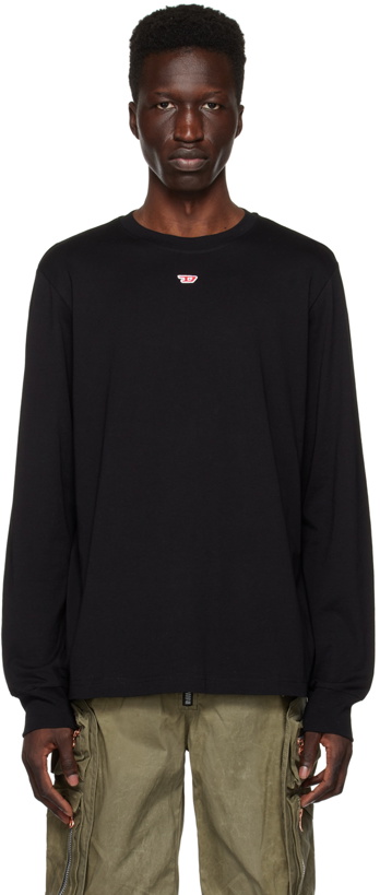 Photo: Diesel Black T-Just-D Long Sleeve T-Shirt