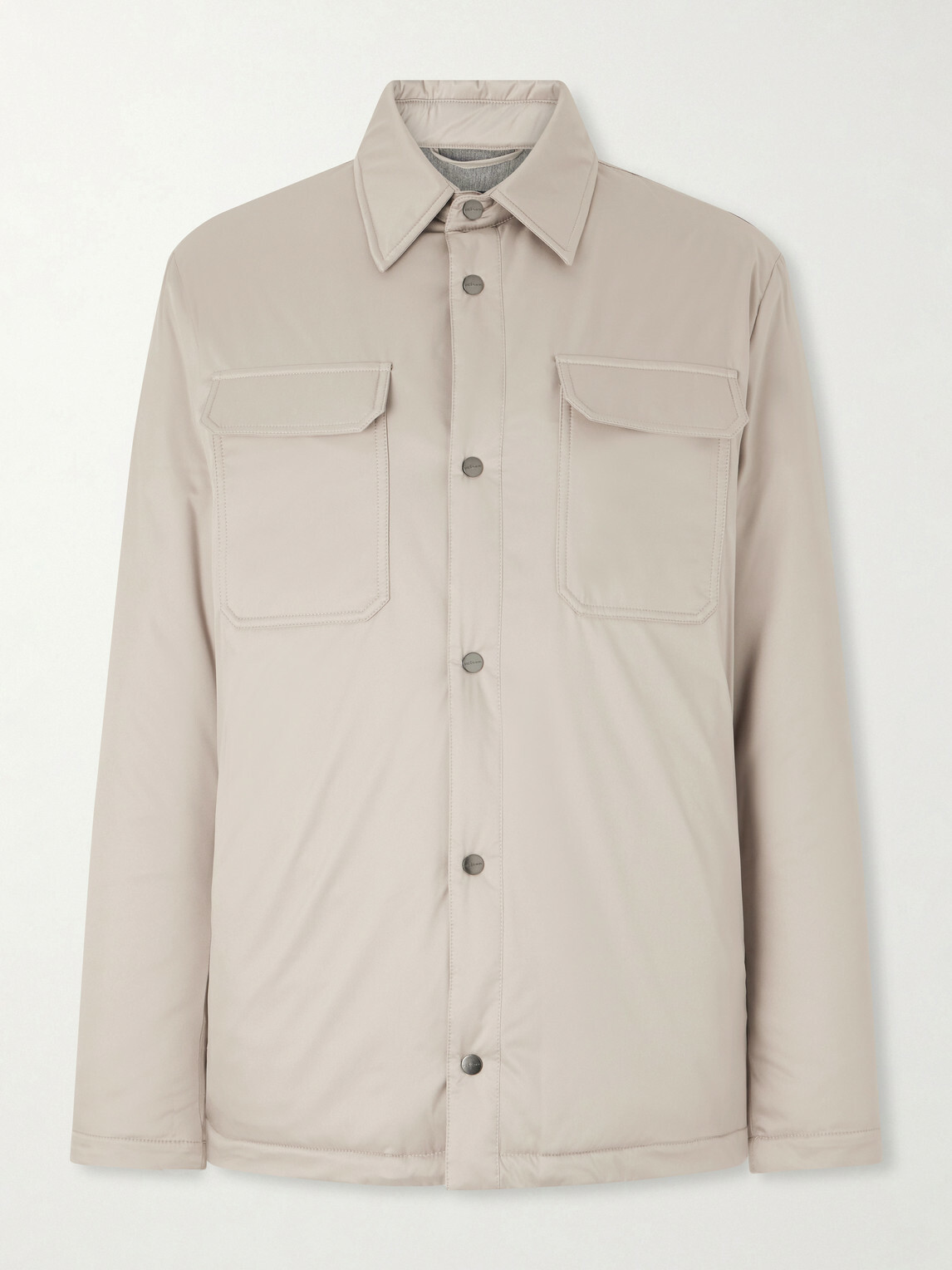 Kiton - Padded Shell Overshirt - Neutrals
