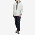 and wander Pertex Shield Rain Jacket in Light Grey
