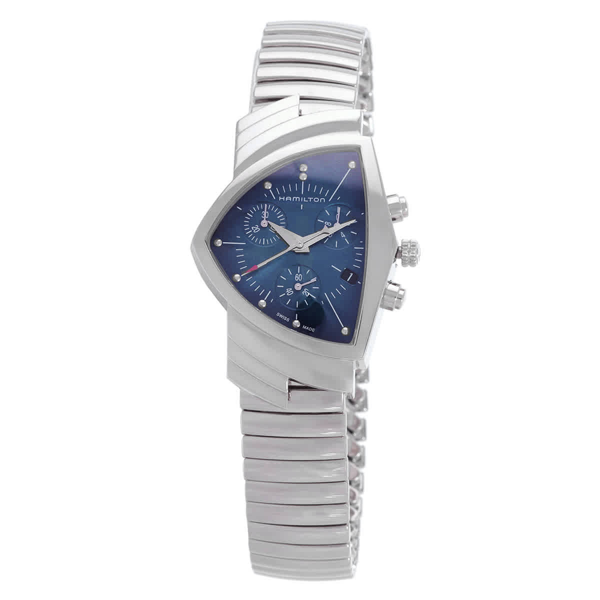 Hamilton Ventura Chronograph Quartz Blue Dial Watch H24432141