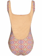 ETRO Printed Lycra One Piece Swimsuit