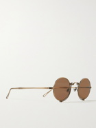 MATSUDA - Round-Frame Gold-Tone Titanium Sunglasses