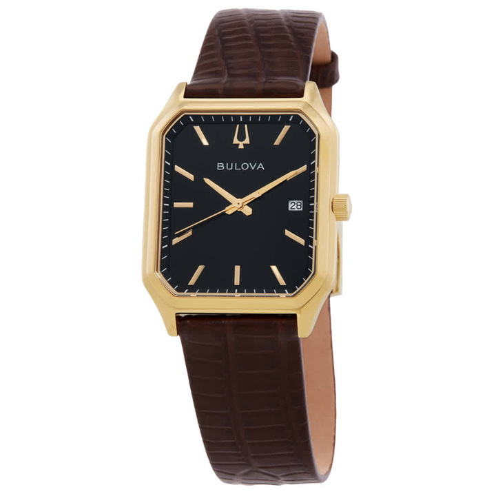 Photo: Bulova We are All Here Quartz Black Dial Ladies Watch 97B235