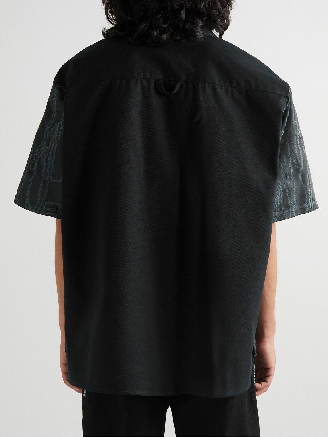 Roland Caldwell Taylor Camp Shirt - Navy Aloha