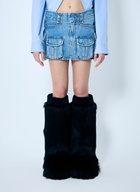 Alexander Wang Cargo Denim Mini Skirt