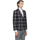 Thom Browne Navy Wool Hunting Blazer