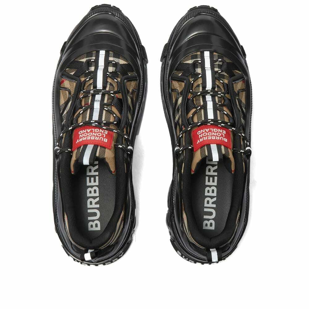 Burberry Men's Arthur Check Sneakers in Archive Beige Burberry