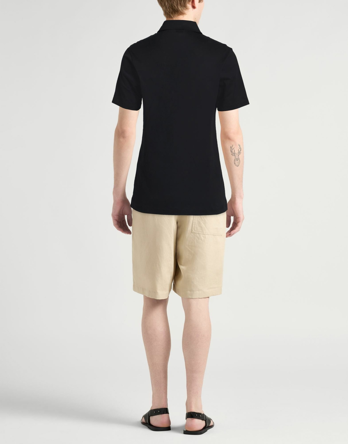 Paul & Shark Mens Polo shirt in Black