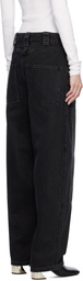 CO Black Denim Patch Pocket Jeans