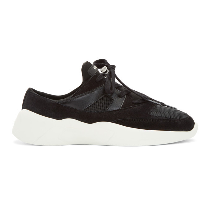 Essentials SSENSE Exclusive Black Backless Sneakers Essentials