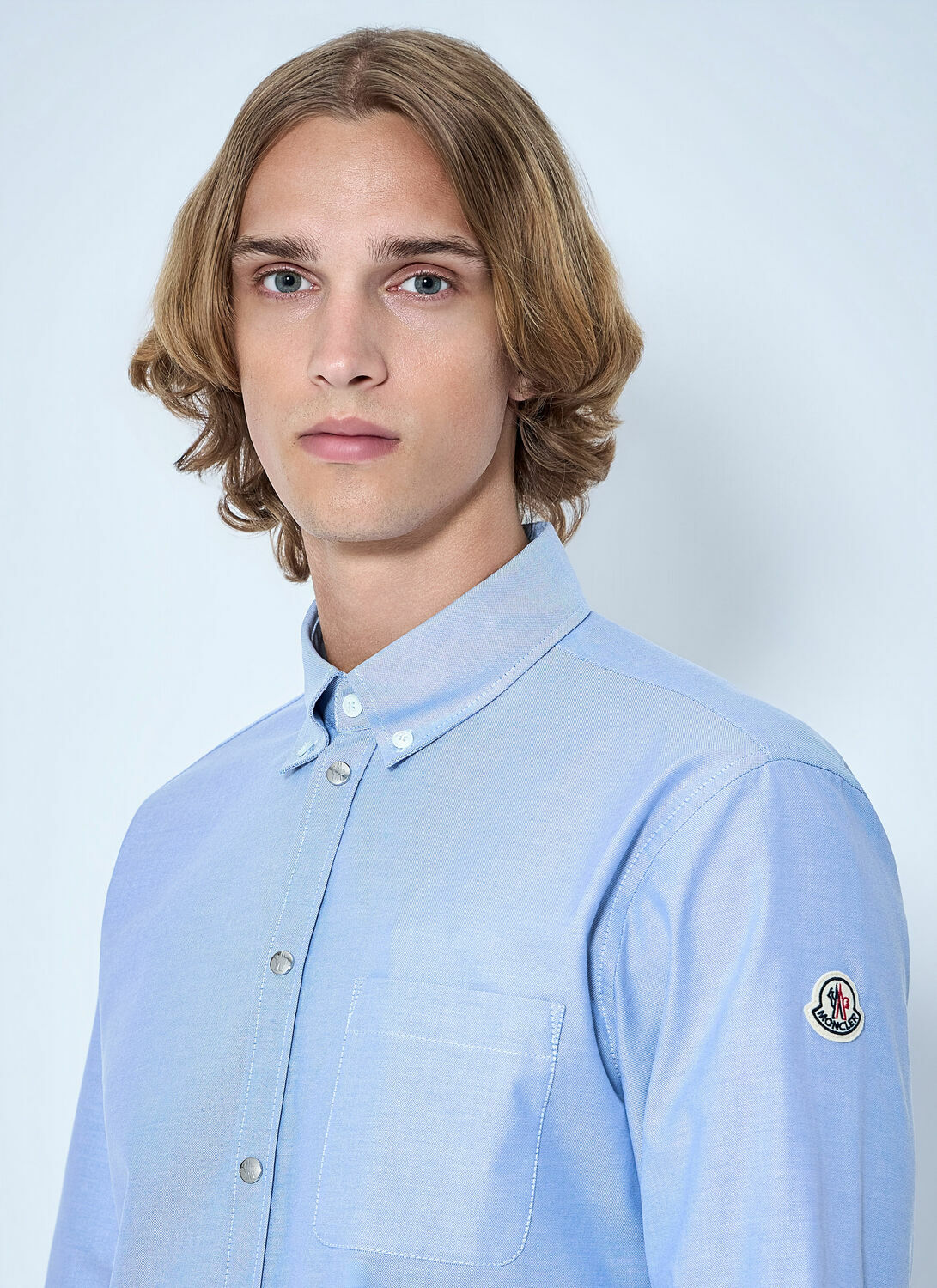 Moncler Button-Down Cotton Shirt
