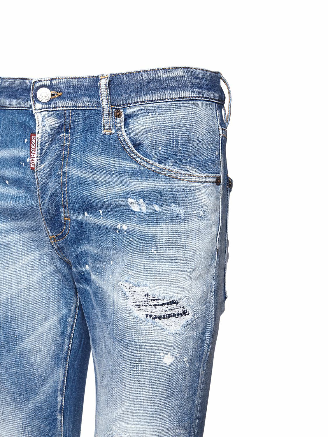 DSQUARED2 Sailor Cotton Denim Jeans Dsquared2