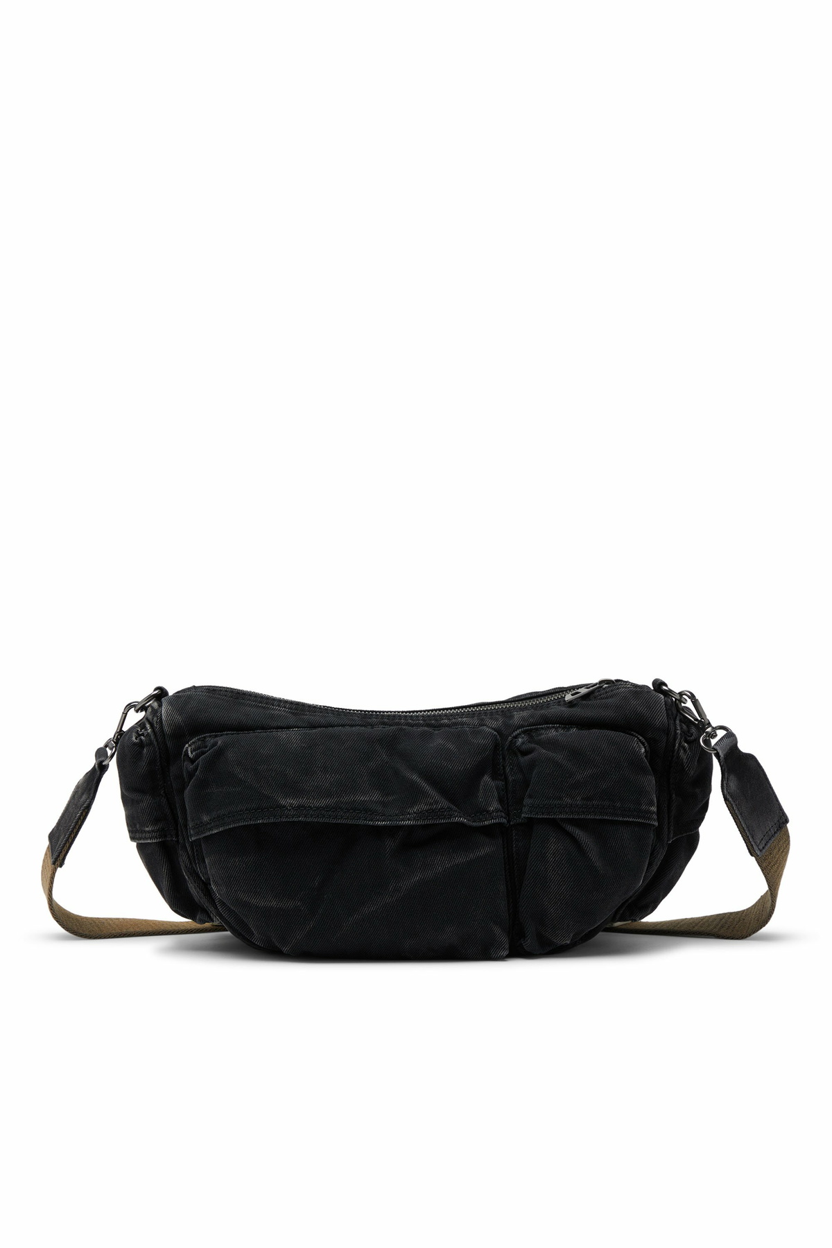 Diesel Multipocket bag in washed denim - Shoulder Bags - Unisex