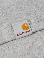 CARHARTT WIP - Printed Organic Cotton-Jersey T-Shirt - Gray