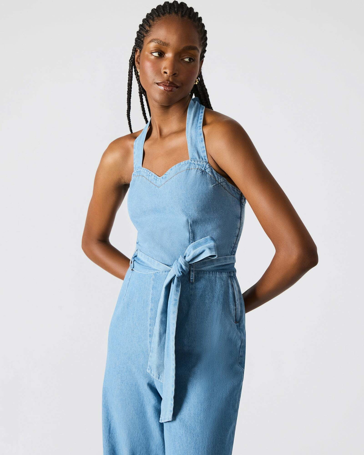 Steve Madden Artie Jumpsuit in Blue