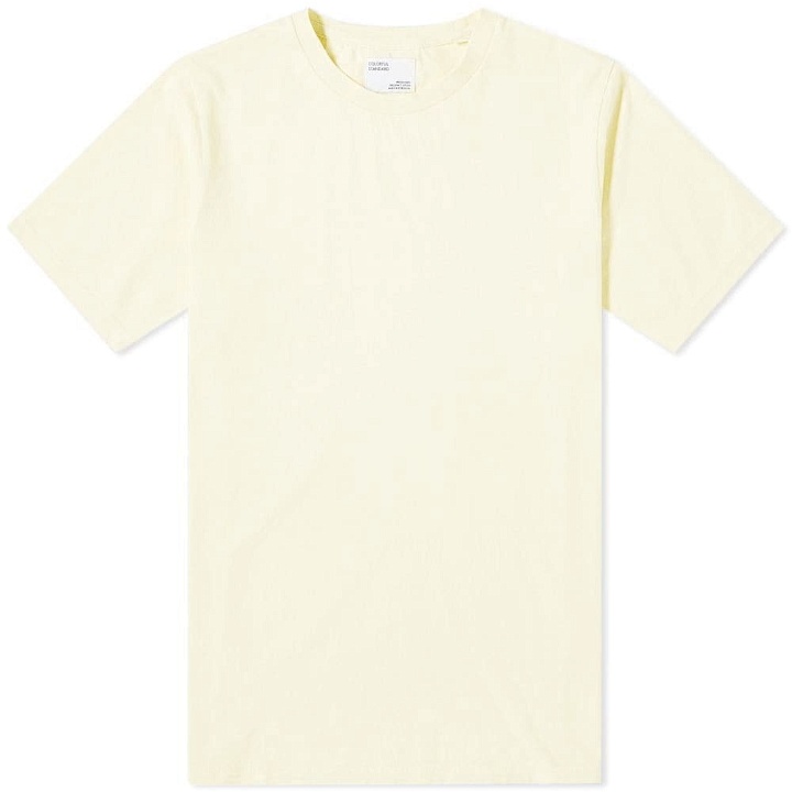 Photo: Colorful Standard Men's Classic Organic T-Shirt in Soft Yellow