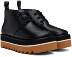 Stella McCartney Black Sneakelyse Platform Loafers