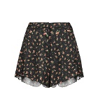 Paco Rabanne - High-rise floral shorts