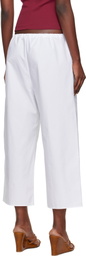 FLORE FLORE White Josephine Lounge Pants