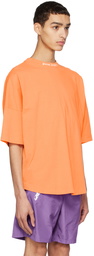 Palm Angels Orange Oversized T-Shirt