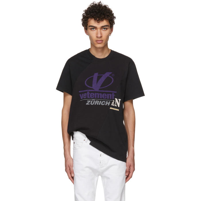 Photo: Vetements Black Cut-Up T-Shirt