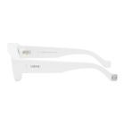 Loewe Grey and White Paulas Ibiza Square Sunglasses