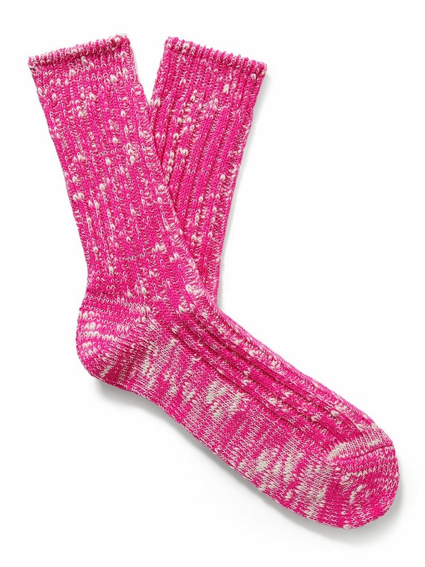Photo: Rostersox - Ribbed Cotton-Blend Socks